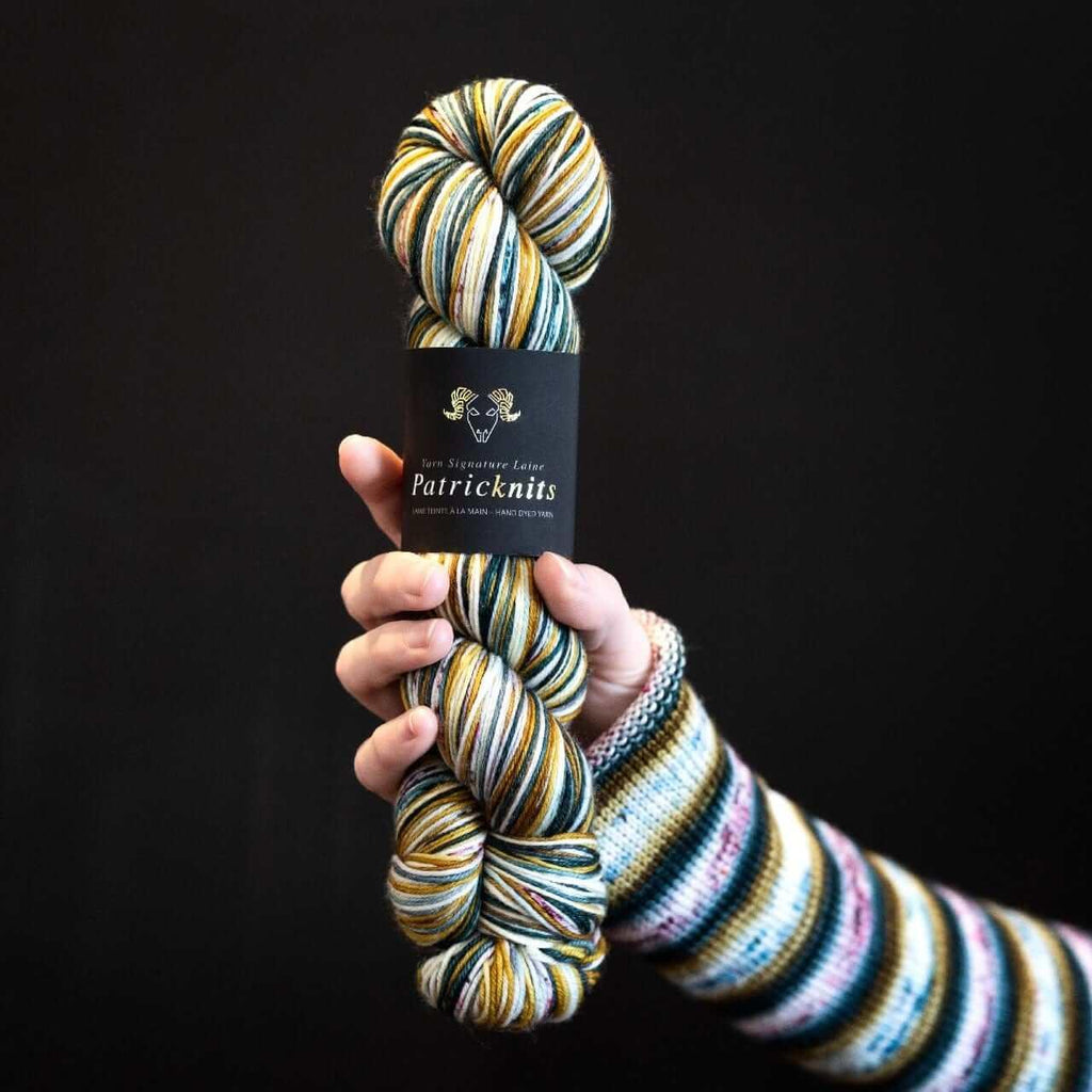 hand-dyed sock yarn PATRICKNITS DANKE