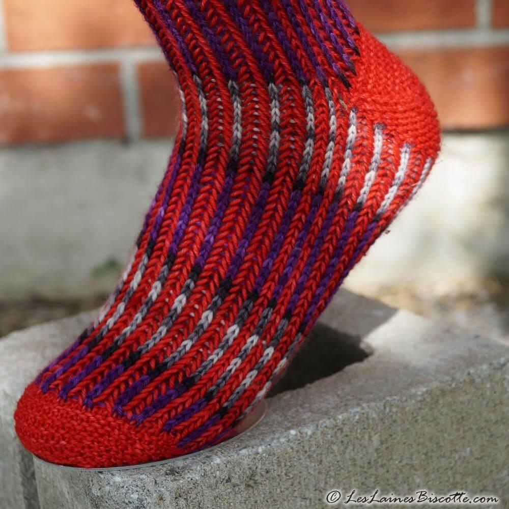 Free Brioche Sock Pattern