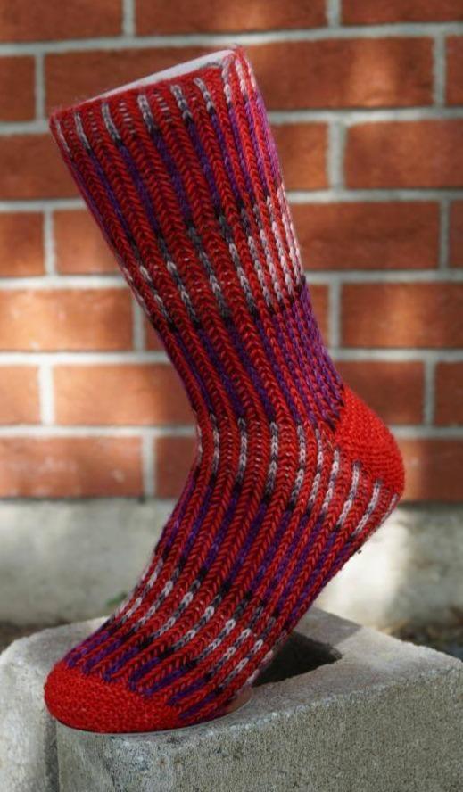 Free Brioche Sock Pattern