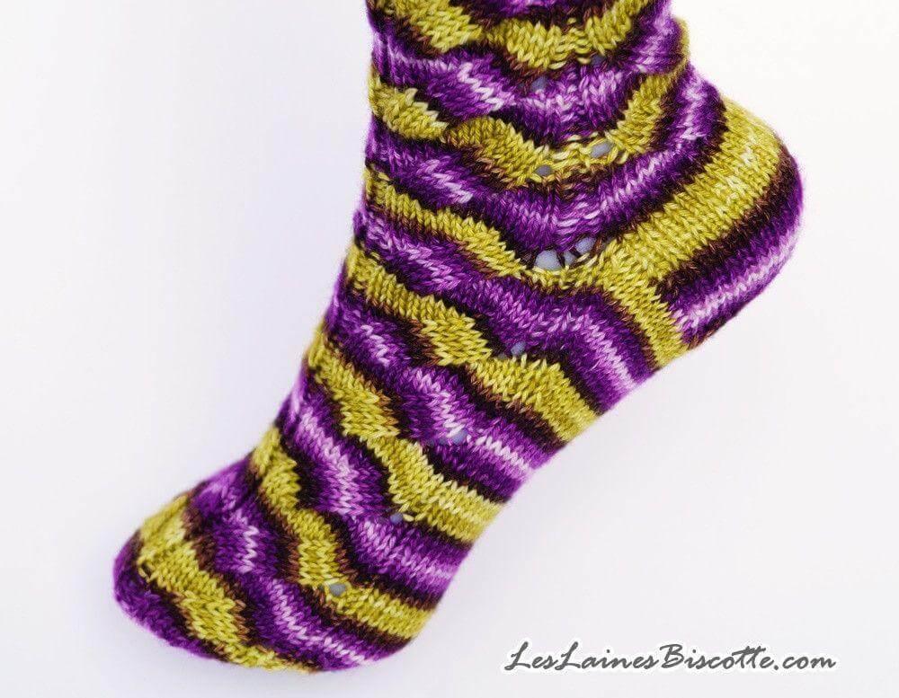 The "Vacationing Sheep" sock pattern