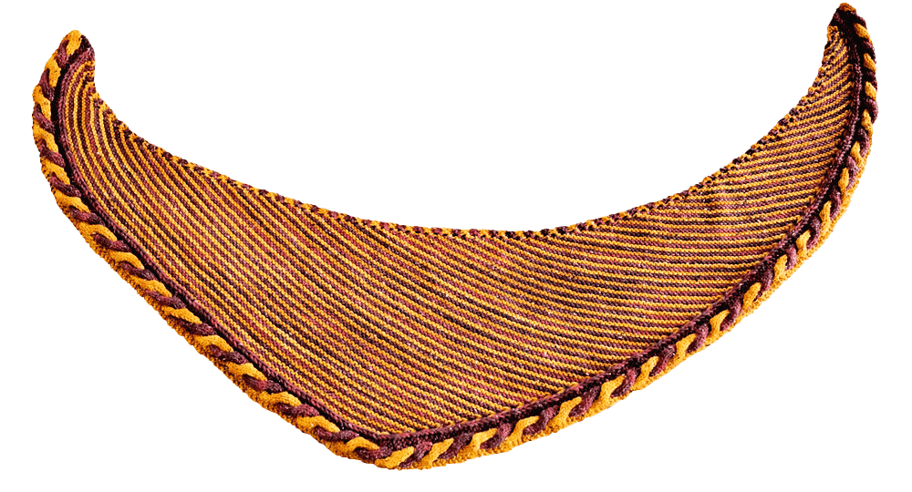 Knitting pattern - The Golden Snitch shawl