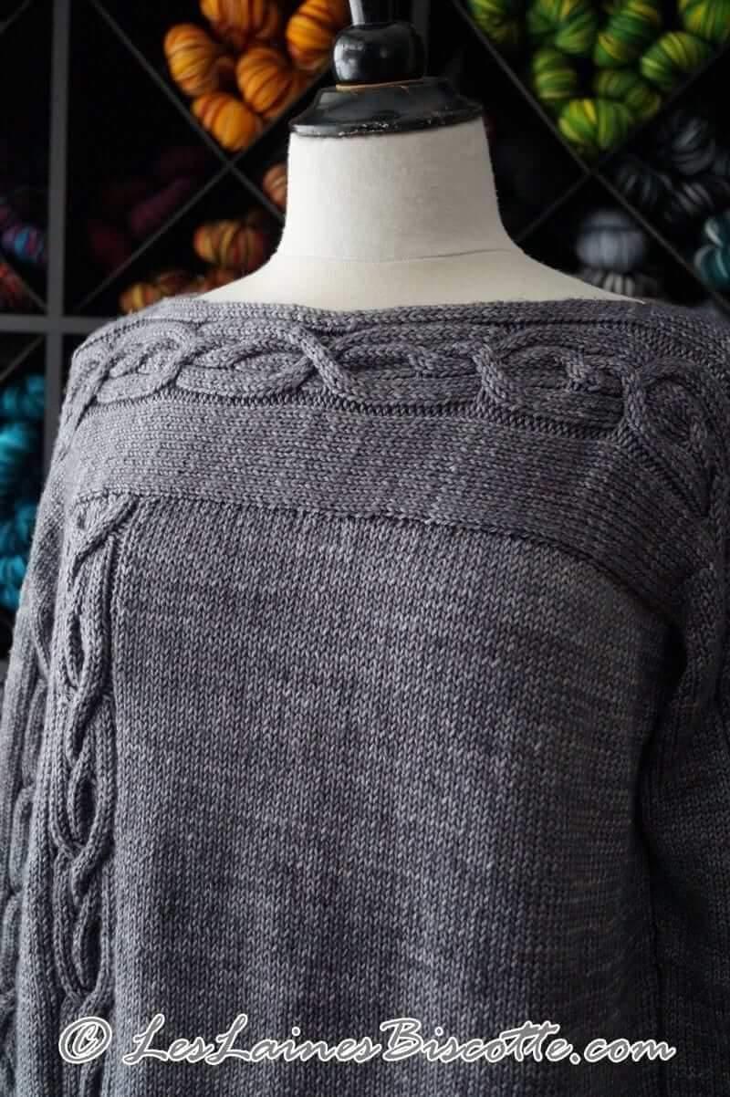 Sweater pattern to knit Belle Lurette