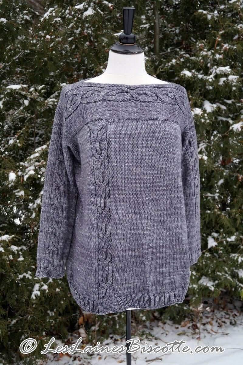 Sweater pattern to knit Belle Lurette