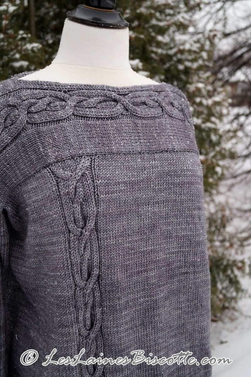 Sweater pattern to knit Belle Lurette