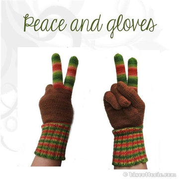 Peace and Gloves pattern