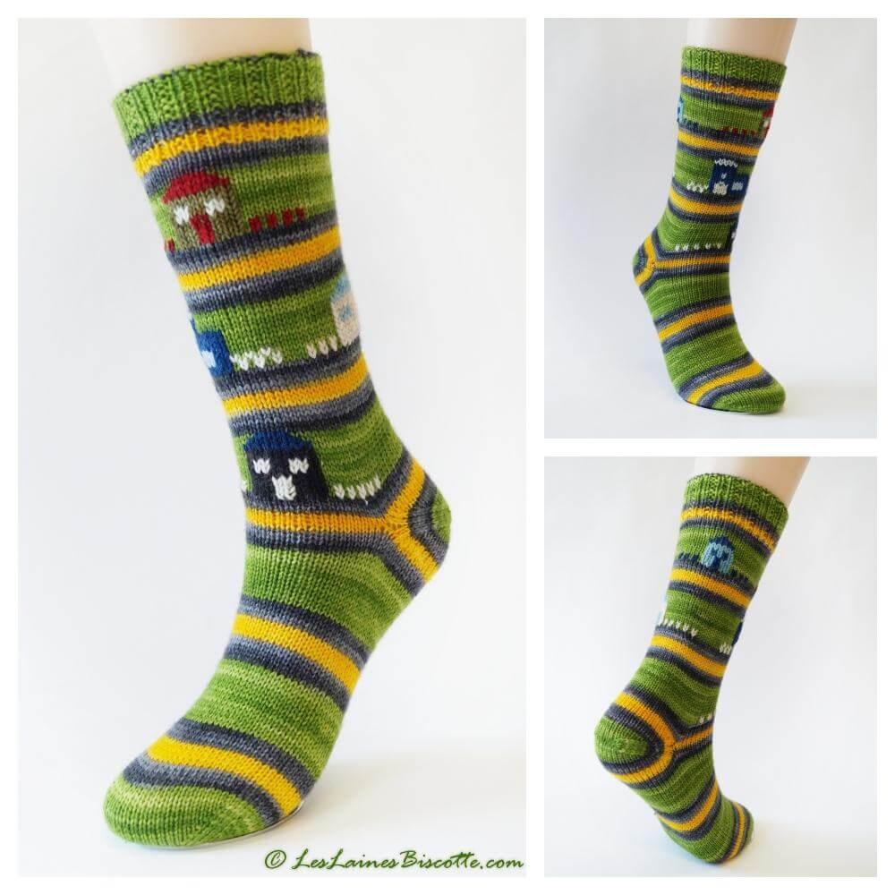 Free sock pattern - Saint-Élie-de-Caxton