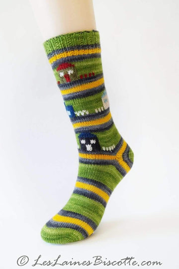 Free sock pattern - Saint-Élie-de-Caxton