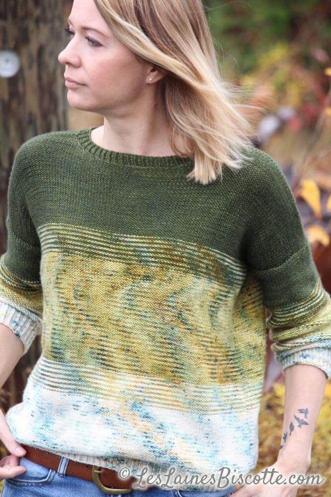 Twist of Fade Free pullover Pattern