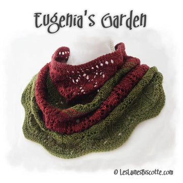 Knitting pattern Eugenia's Garden cowl