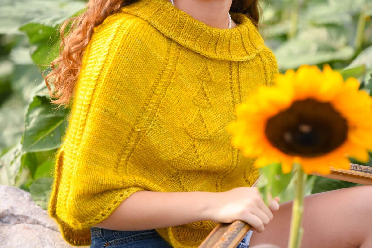 Pine Mountain Poncho knitting pattern