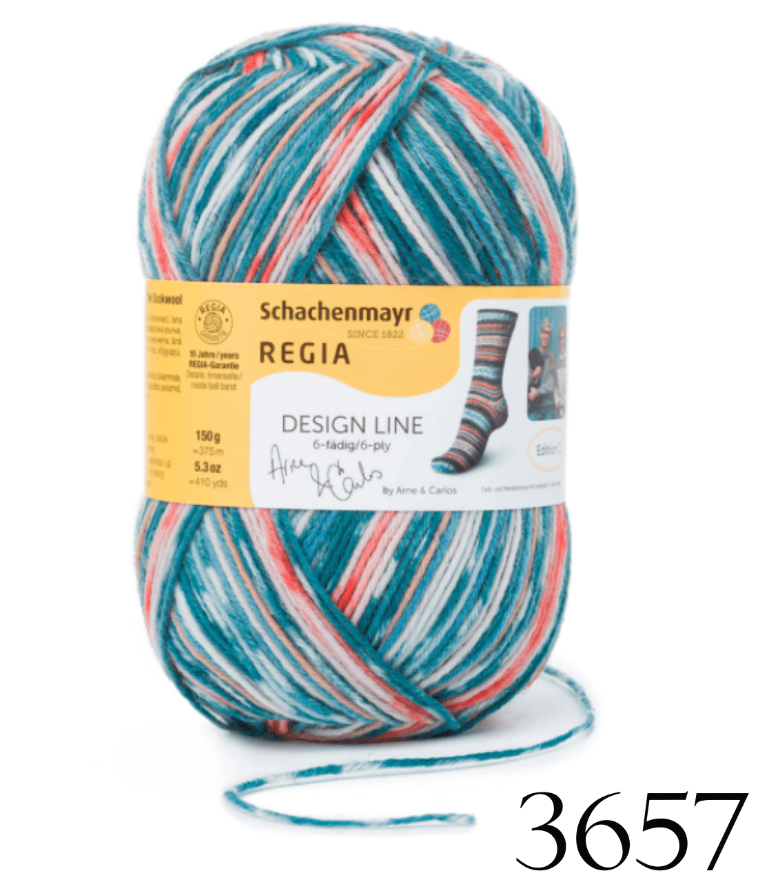 Regia Design Line - 6-ply - Color: 3657 - Summer Night