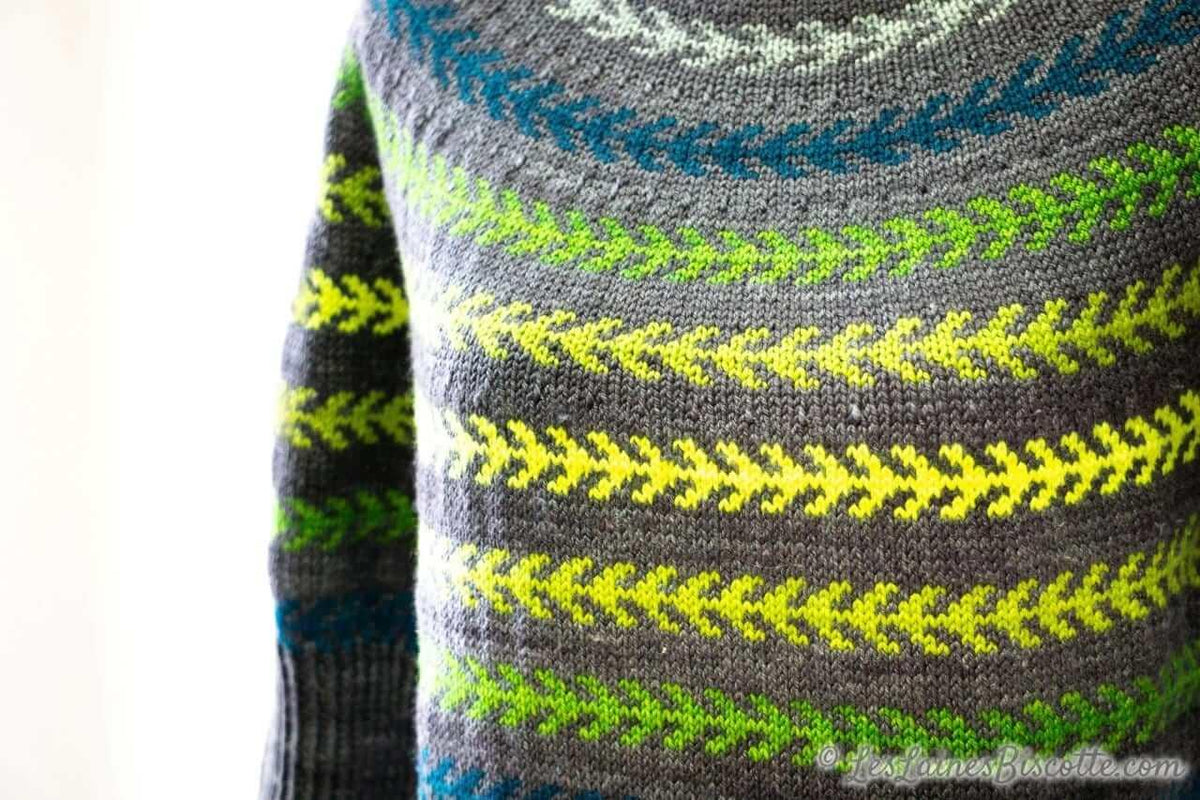 Seascape Sweater Free Pattern form Andrea Yetman