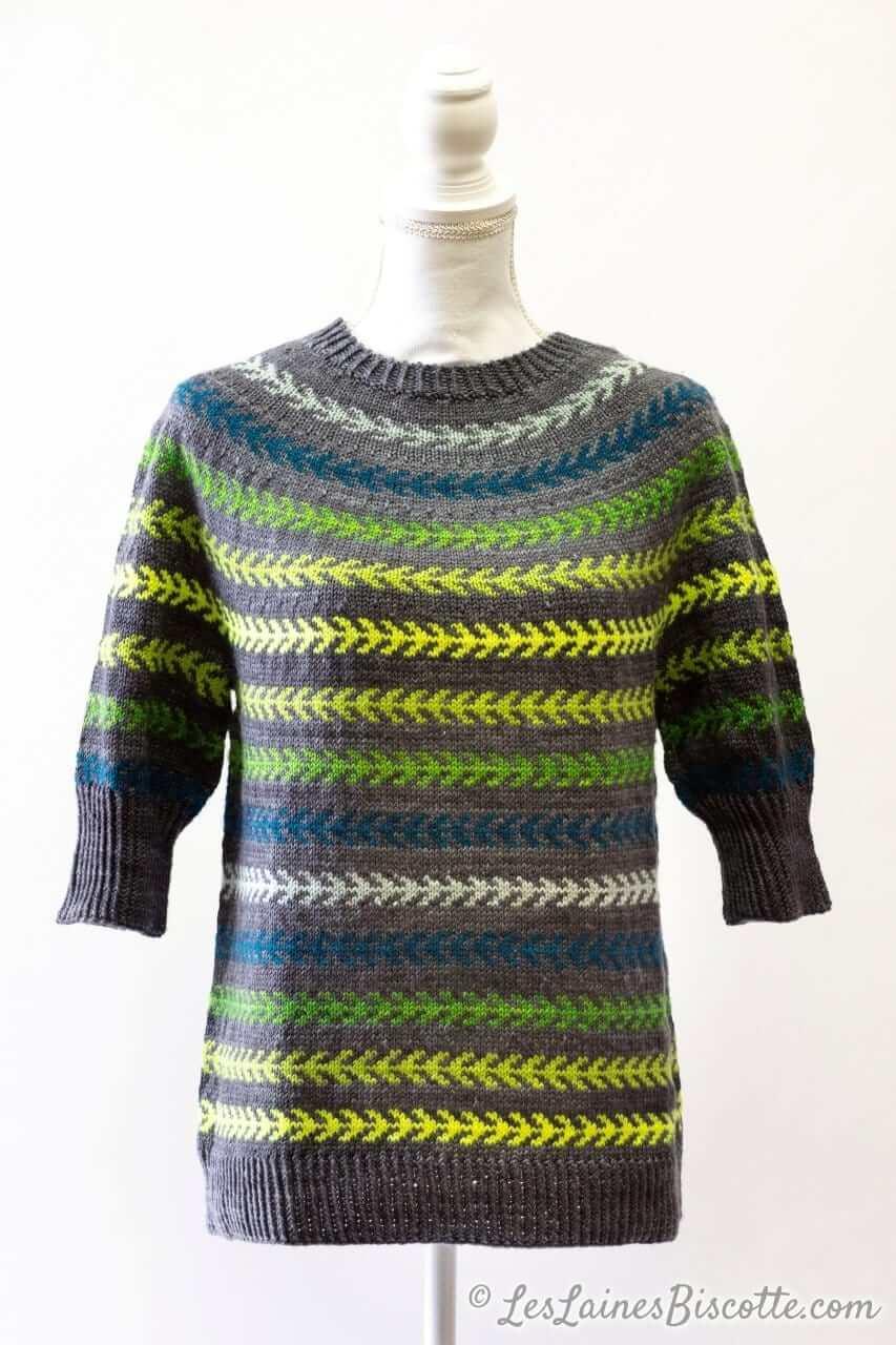 Seascape Sweater Free Pattern form Andrea Yetman