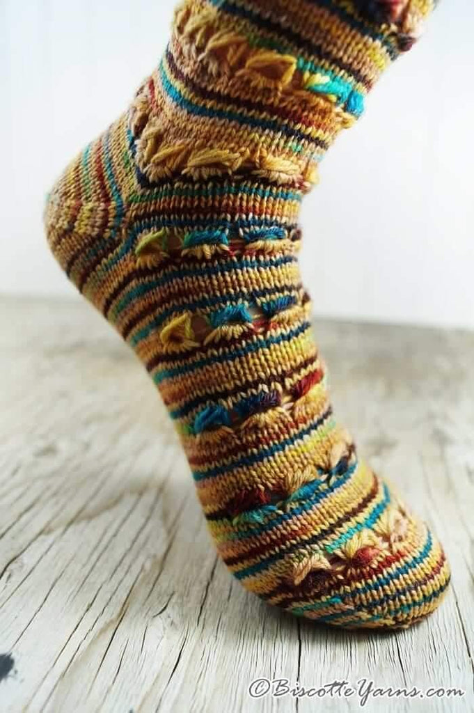 Free Sock Pattern - Brown Eyed Girl Socks