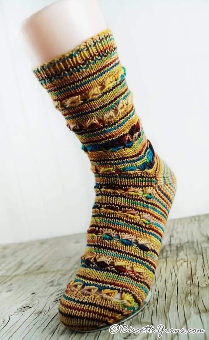 Free Sock Pattern - Brown Eyed Girl Socks