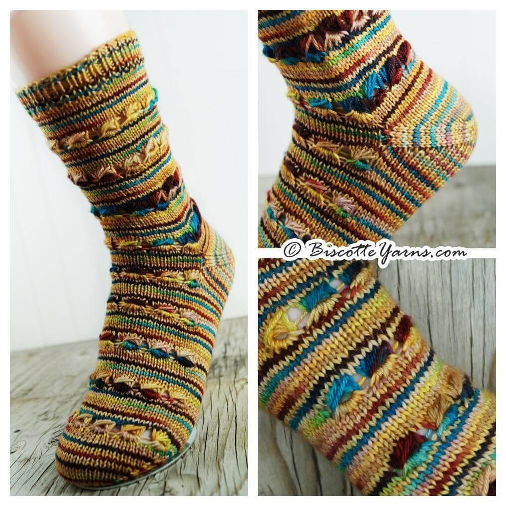 Free Sock Pattern - Brown Eyed Girl Socks
