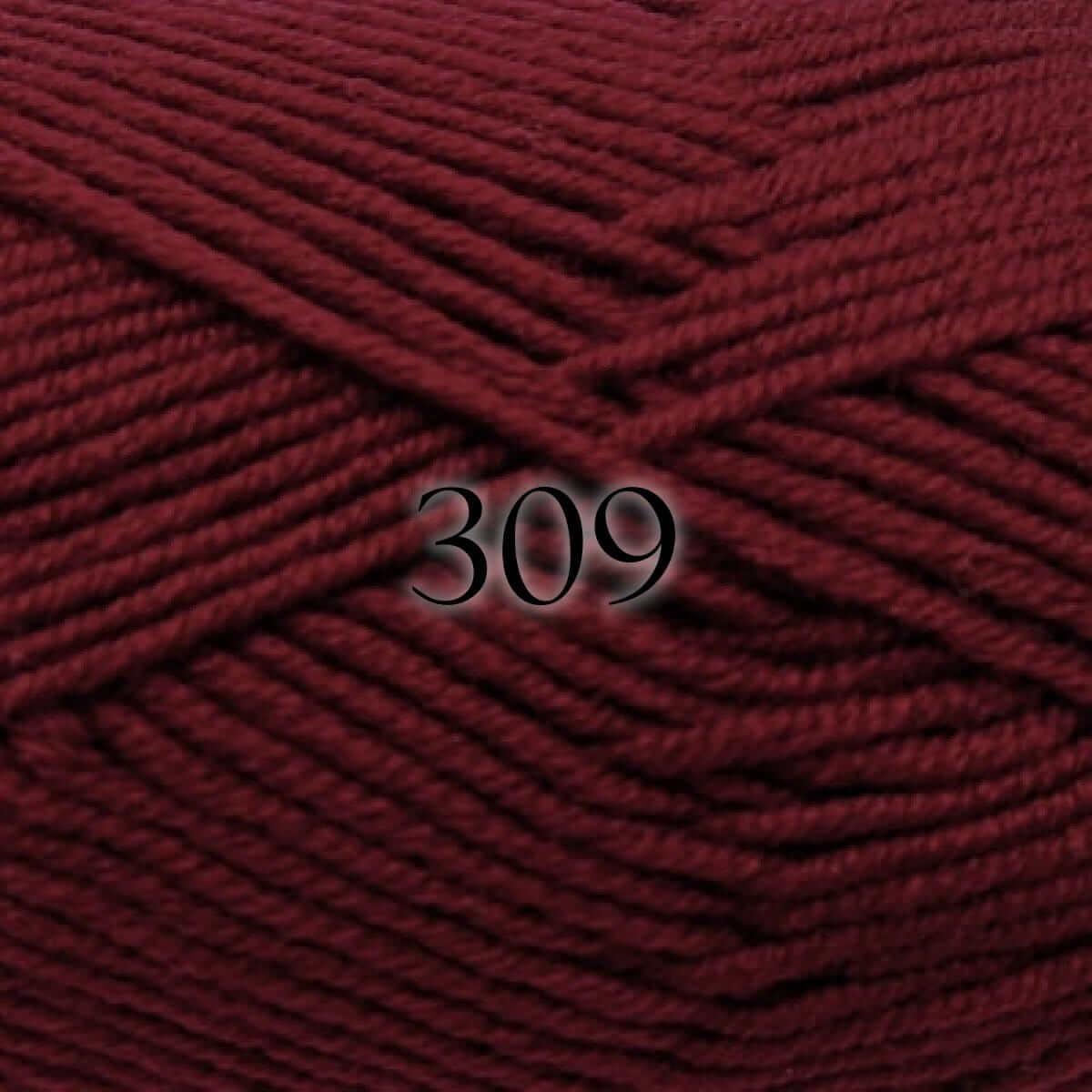 Superwash Merino DK - Color: 309 - Merlot