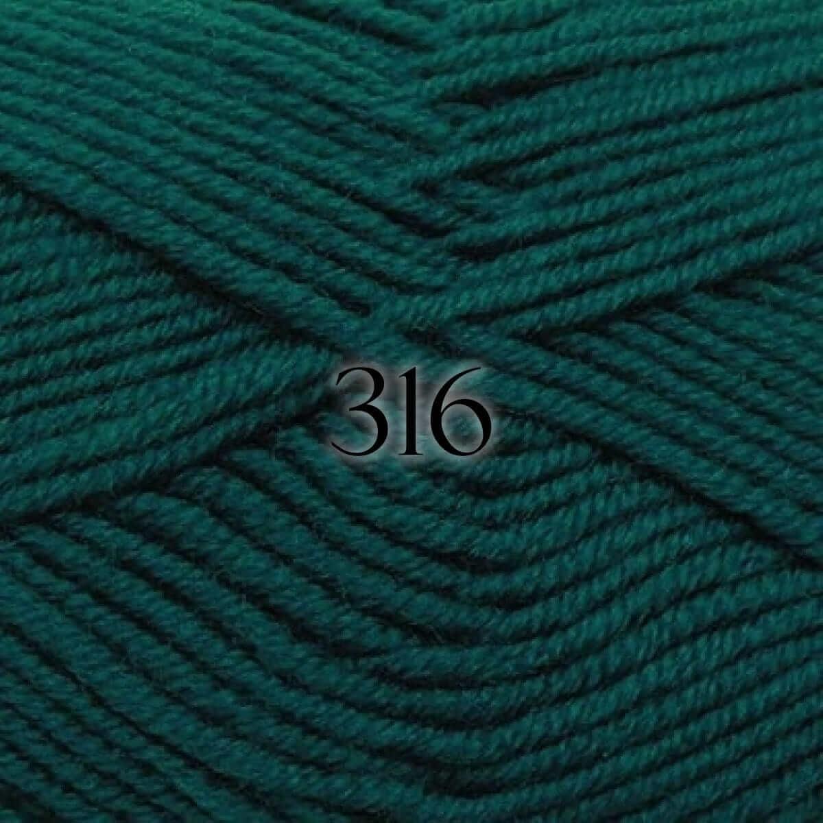 Superwash Merino DK - Color: 316 - Teal