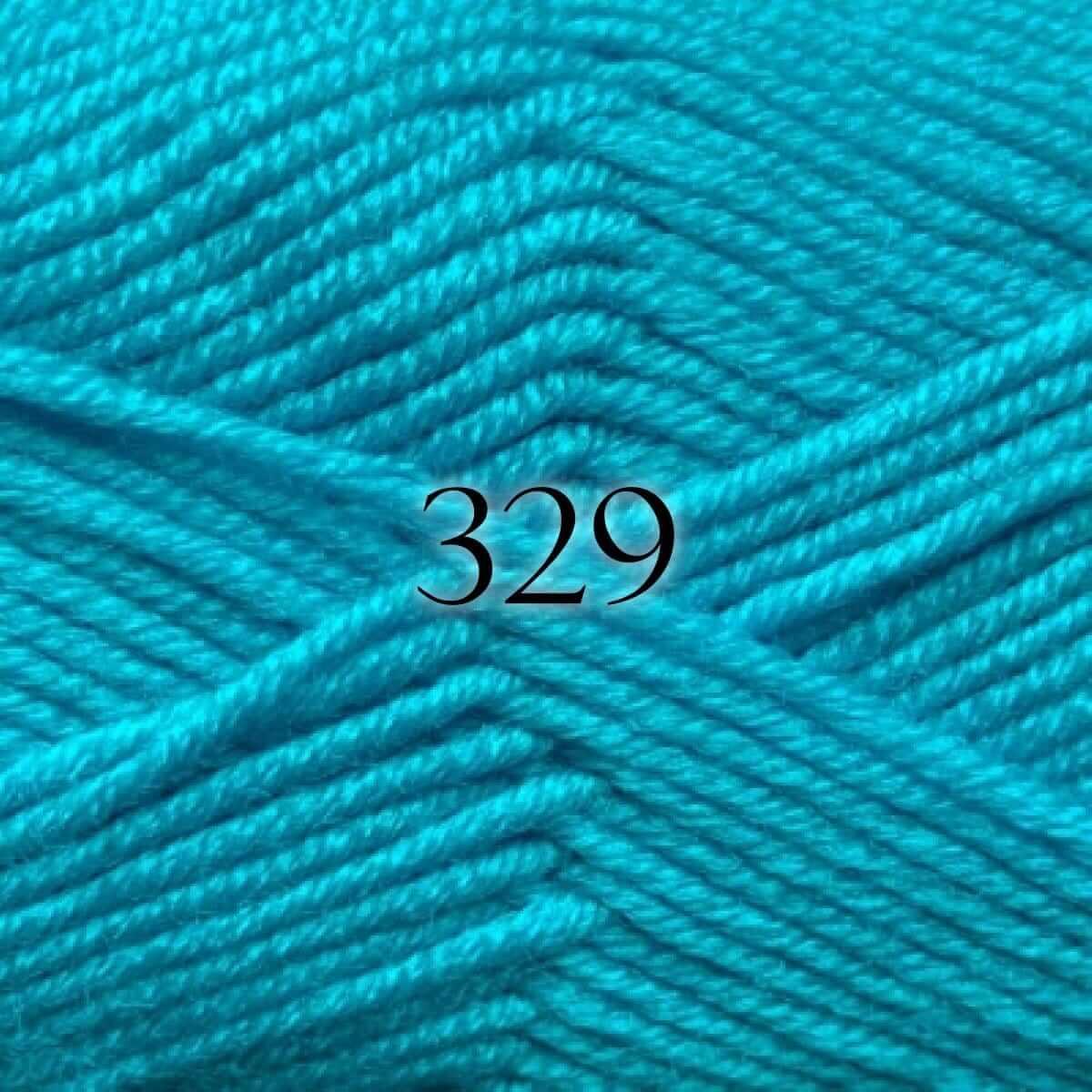 Superwash Merino DK - Color: 329 - Turquoise