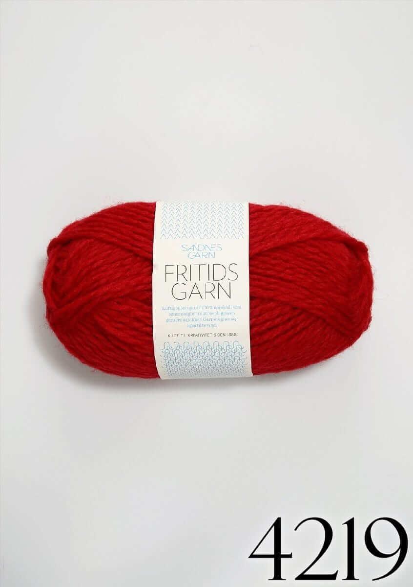 Fritids Garn - Sandnes Garn - Color: 4219 - Dark Red