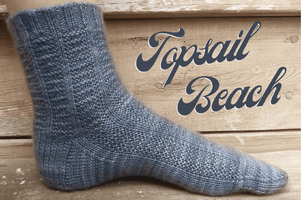 Topsail Beach Sock Pattern