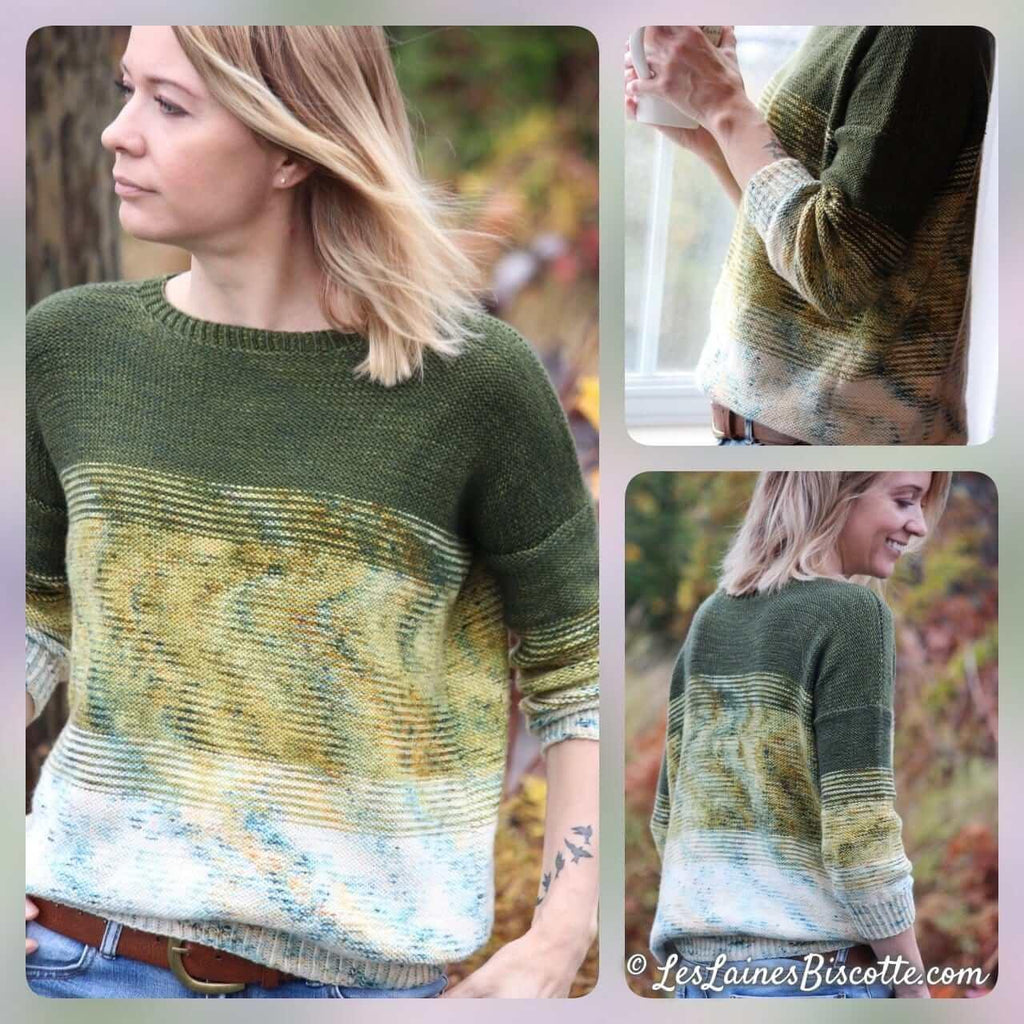 Twist of Fade Free pullover Pattern