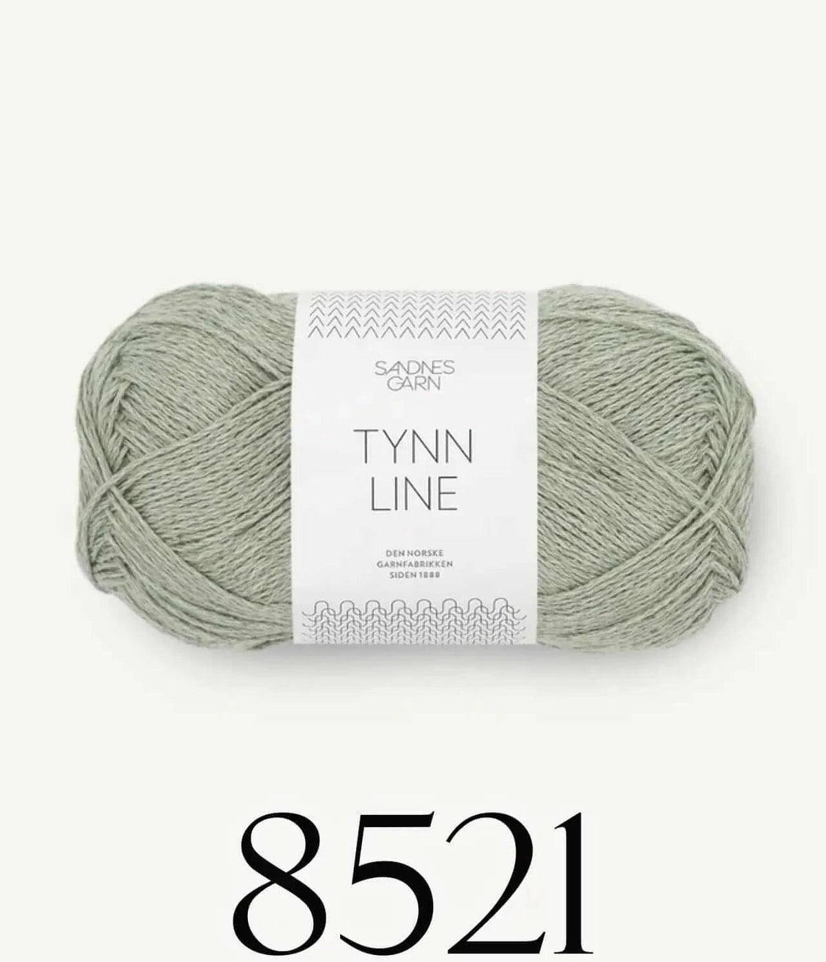 Sandness Garn - Tynn Line - Color: 8521 - Light green