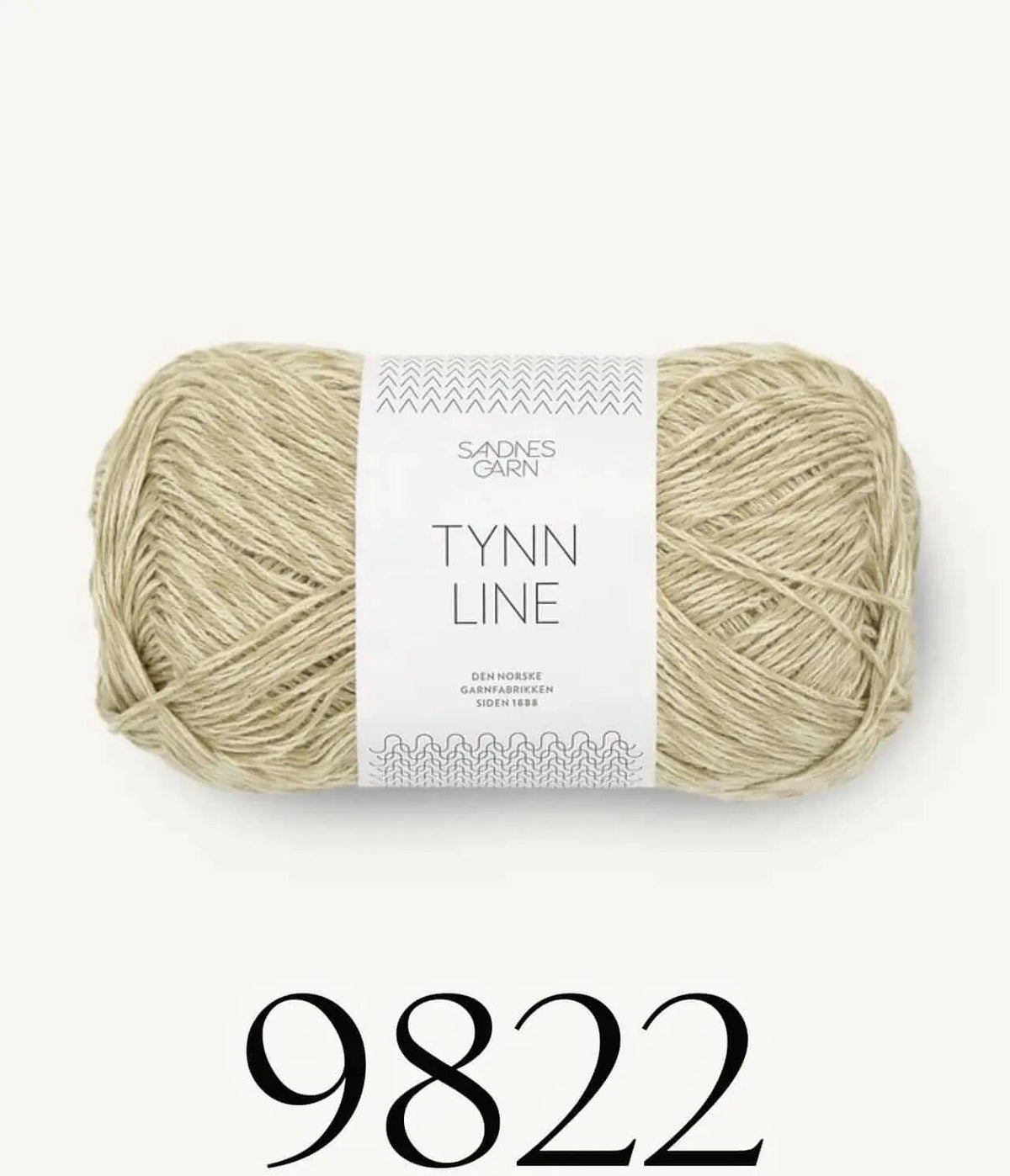 Sandness Garn - Tynn Line - Color: 9822 - Vert clair mix