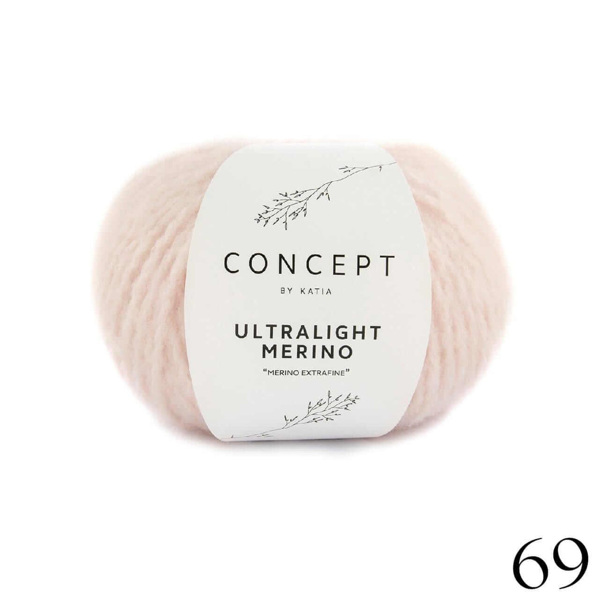 Ultra Light Merino - Katia - Color: 69 - Rose