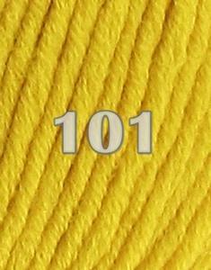 Laines Cheval Blanc - Merina - Color: Merina 101 Yellow Sunflower