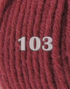 Laines Cheval Blanc - Merina - Color: Merina 103 Red Morello Cherry